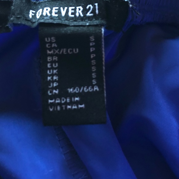 Blue Silky Jogging Pants - Picture 2 of 2